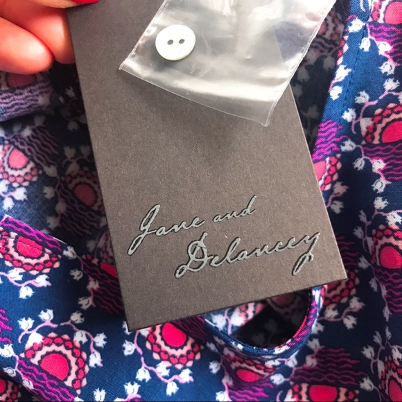 💗 JANE AND DELANCEY BLUE PINK RUFFLE SKIRT! - Picture 8 of 11